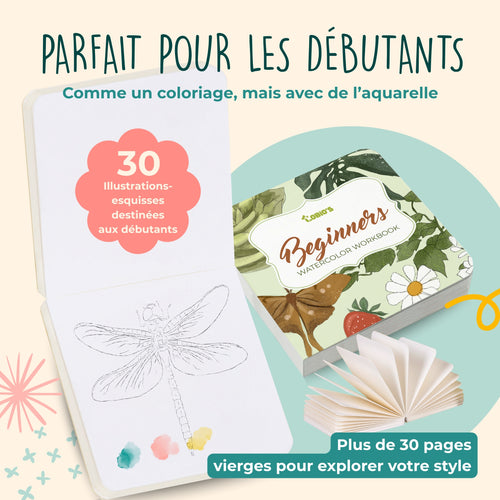 Tobio's™ Coloriages aquarellables pour débutants