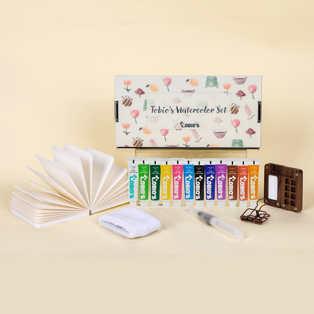 Tobios™ Kit d'aquarelle miniature