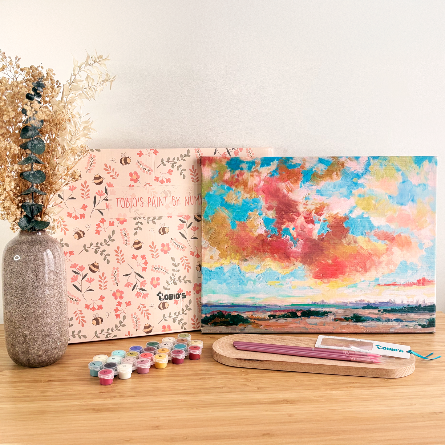 Soleil levant - Kit de peinture avec numéros