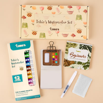 Tobios™ Kit d'aquarelle miniature
