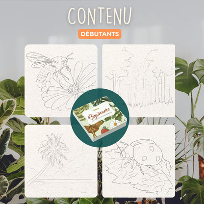 Tobio's™ Coloriages aquarellables pour débutants