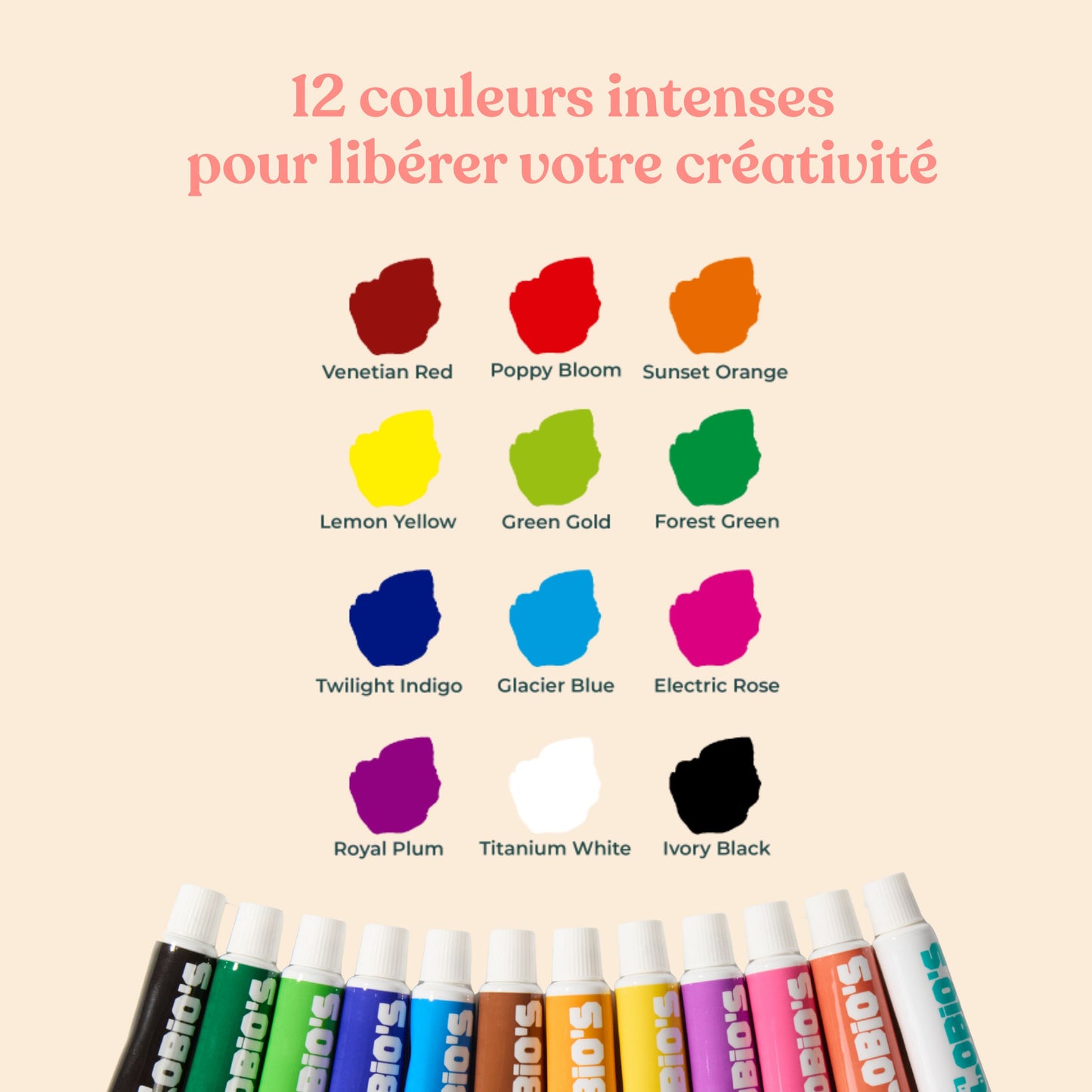 Tobios™ Kit d'aquarelle miniature