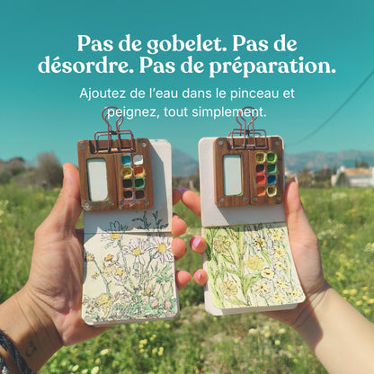 Tobios™ Kit d'aquarelle miniature