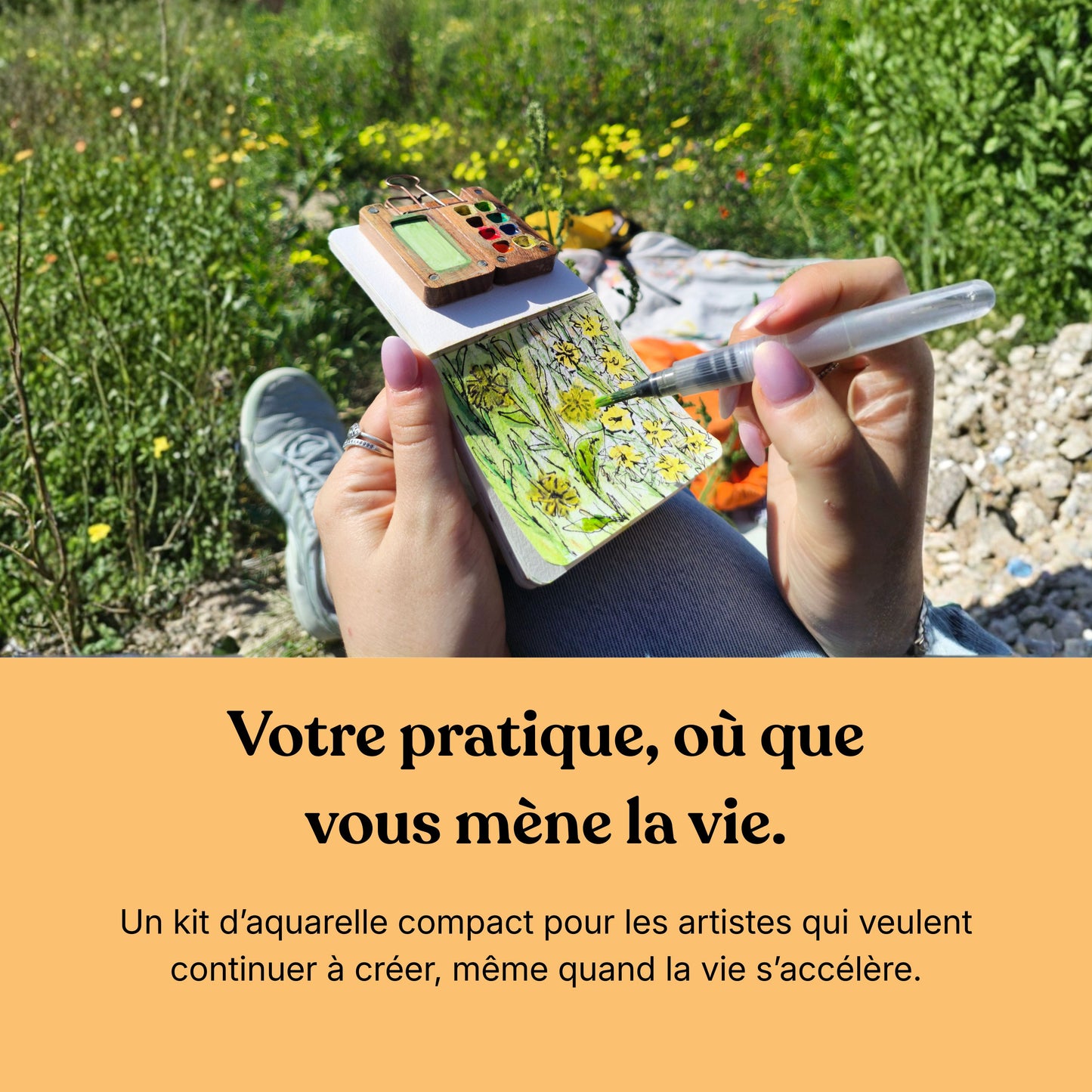 Tobios™ Kit d'aquarelle miniature