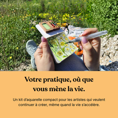 Tobios™ Kit d'aquarelle miniature