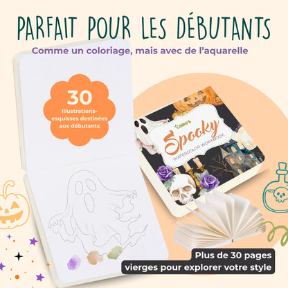 Cahier de peinture Halloween Frissons Tobio’s