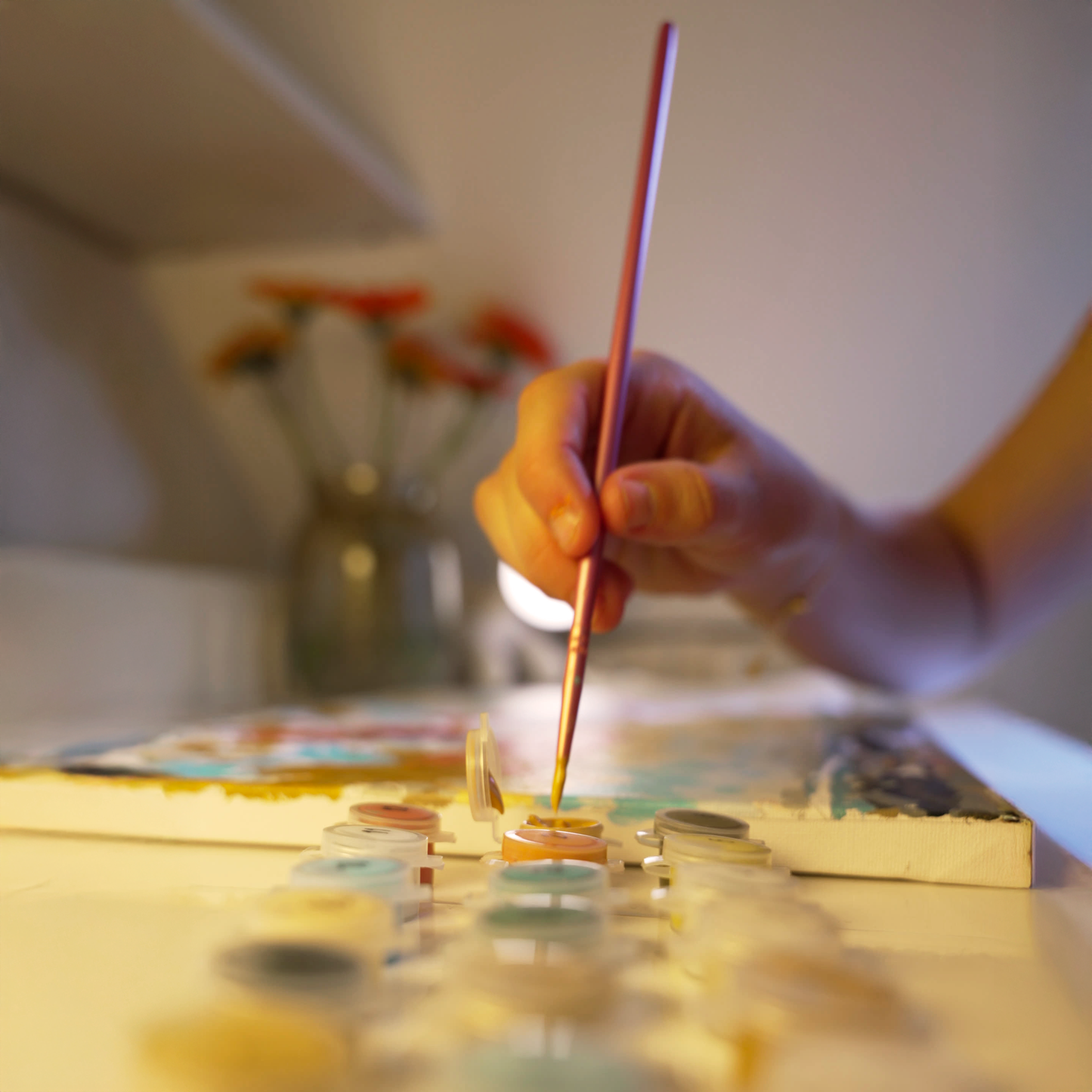 Chemin coloré - Peinture par numéros