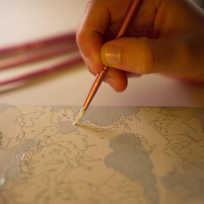 Chemin coloré - Peinture par numéros