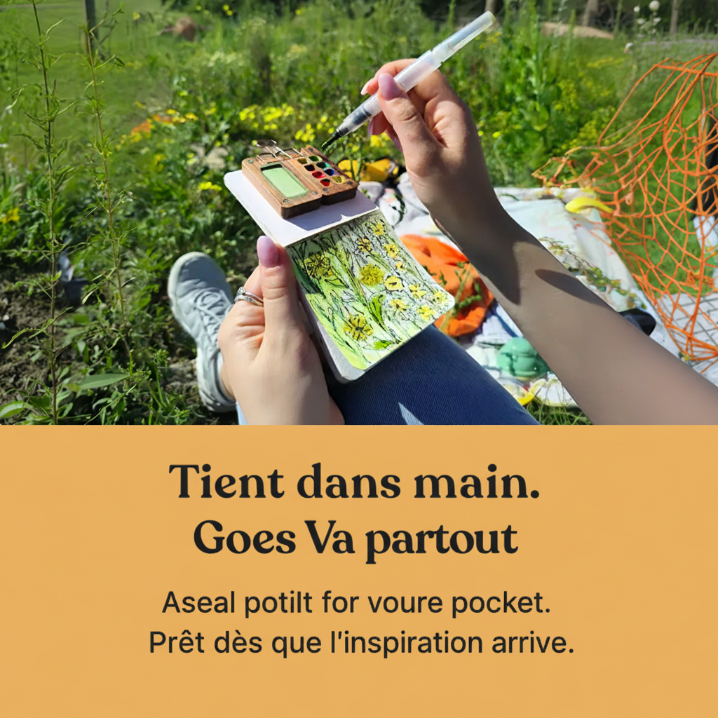 Tobios™ Kit d'aquarelle miniature